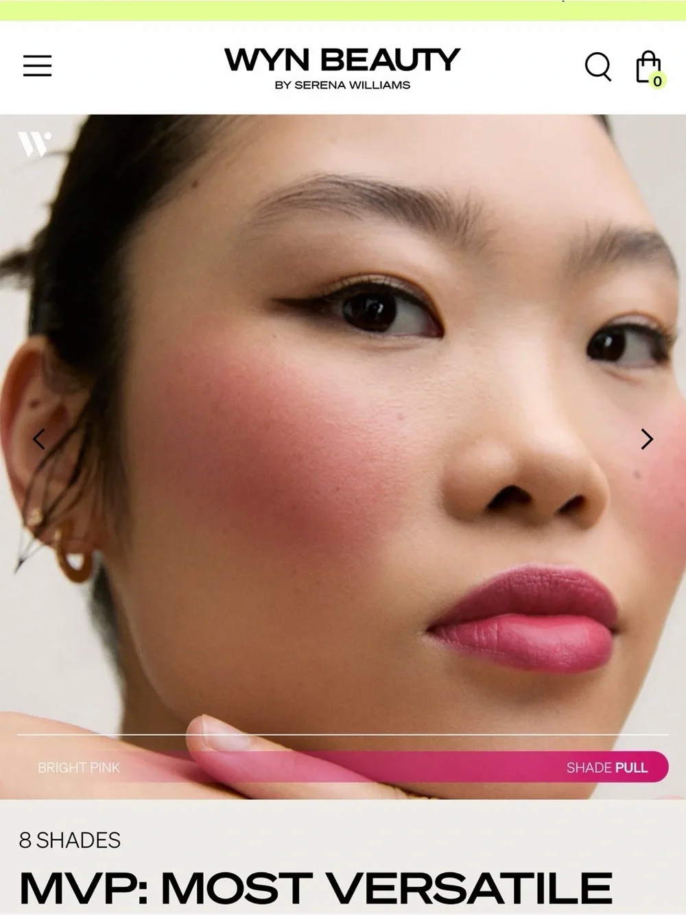 WYN BEAUTY by Serena Williams MVP Most Versatile Pigment - Bright Pink